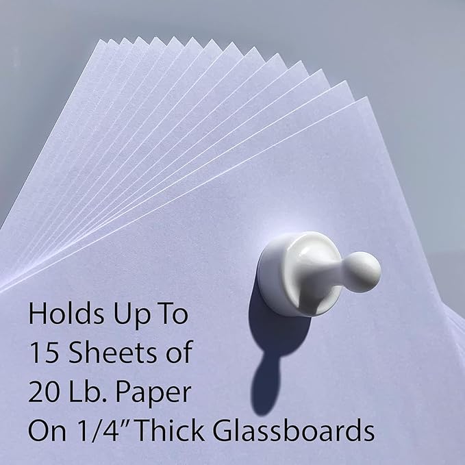 GLASSBOARD STUDIO Powerful Neodymium Magnets, Pawn-Shaped - Strong Fridge/Refrigerator and Whiteboard Magnet, Ideal for Office, Kitchen, Crafts - Rare Earth, Heavy Duty (3, Lemonade Yellow)