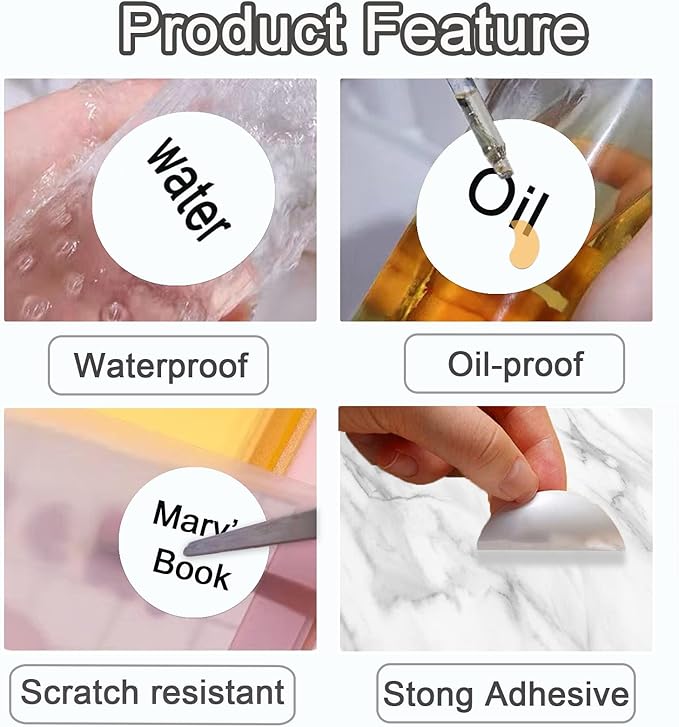 2 inch Round Thermal Labels, Thermal Printer Labels Sticker use for Barcode, Shipping, Customized, Circle Direct Thermal Stickers 600 PCS/1 Roll, White