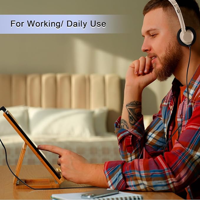 Yunsailing 30 Pack Class Set Headphones for Students Bulk School Headsets Earphones with 3.5mm Jack Classroom Must Haves Teacher Supplies for Adults Laptop Computer(Vivid Color)