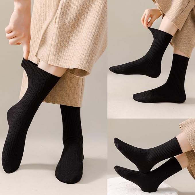 5 Pairs Fuzzy Soft Cozy Comfortable Socks for Women, Casual Sleep Comfy Socks, Perfect Warm Winter Gifts for Women