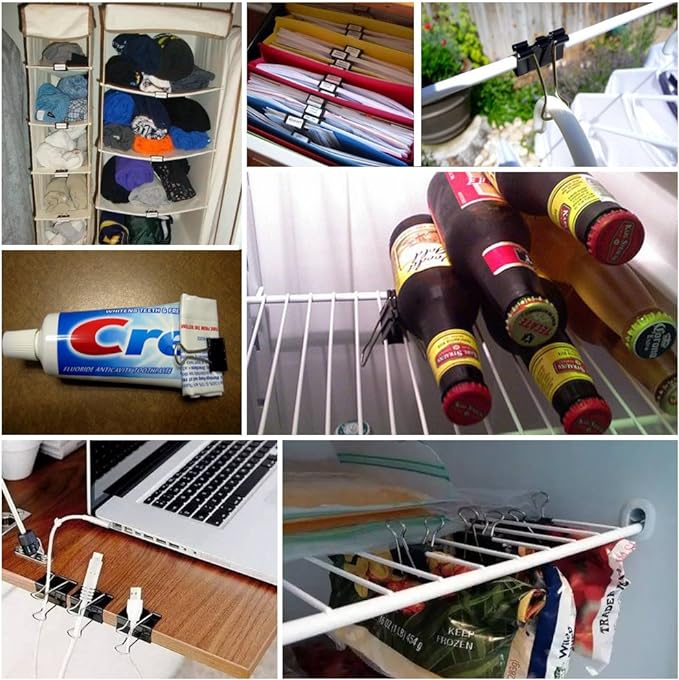 40Pack Extra Large Binder Clips for Office Home 2 inch