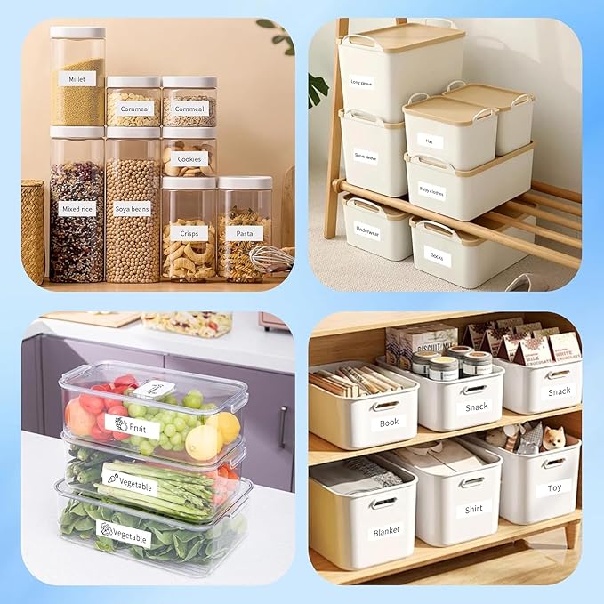 Replacement for Brother Label Maker Tape, P-Touch Label Tape, Tz 231 Tape 12mm 0.47 Laminated Black on White, Compatible with Brother PT-D210 H110 D220 D400 D410 D600, 8-Pack