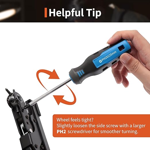 XOOL Revolving Punch Plier Kit, Leather Hole Punch Set for Belts, Watch Bands, Straps, Dog Collars, Saddles, Shoes, Fabric, DIY Home or Craft Projects, Heavy Duty Rotary Puncher, Multi Hole Sizes Make