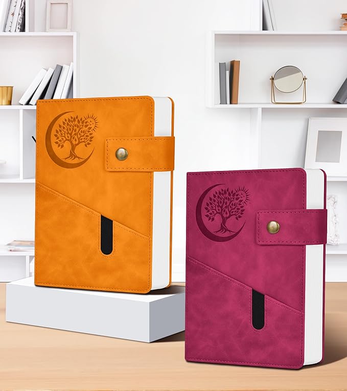 365 Page Thick Lined Journal Notebook for Men Women, A4 Large Leather Journals for Writing, Hardcover Notebooks for Work, School, Note Taking, Business, Travel Diary, College Ruled 8.5" x 11"