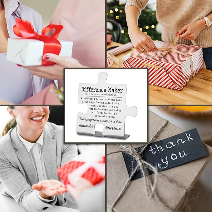 Thank You Appreciation Gifts for Coworkers, Boss, Women, Men, Nurse, Mentor Teacher. Going Away Gift Retirement Gift for Employee, Inspirational Motivational Quote Decorative Signs Plaques WDD2