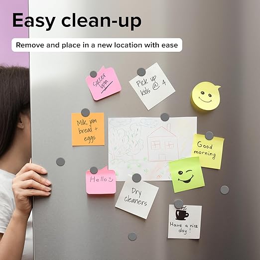 Heavy Duty Magnets for Crafts - Ultra Strong Round Magnets for DIY, Home Space Organization & Decoration - Perfect Size for Whiteboard & Fridge (100 pcs, 0.7x0.2)