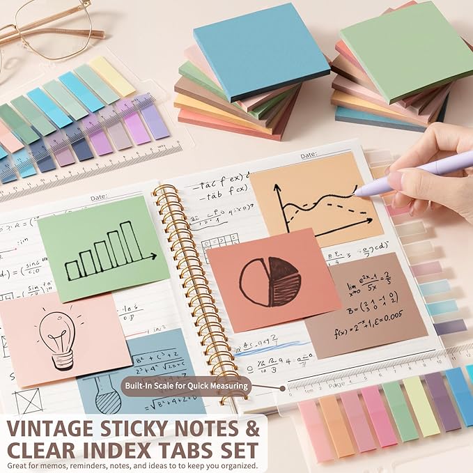 58PCS Aesthetic School Supplies, Cute College Ruled A4 Spiral Notebook Stationary Set Back to School Supplies Bible Study Kit Office College Essentials with Pastel Highlighters for Women Student Girls