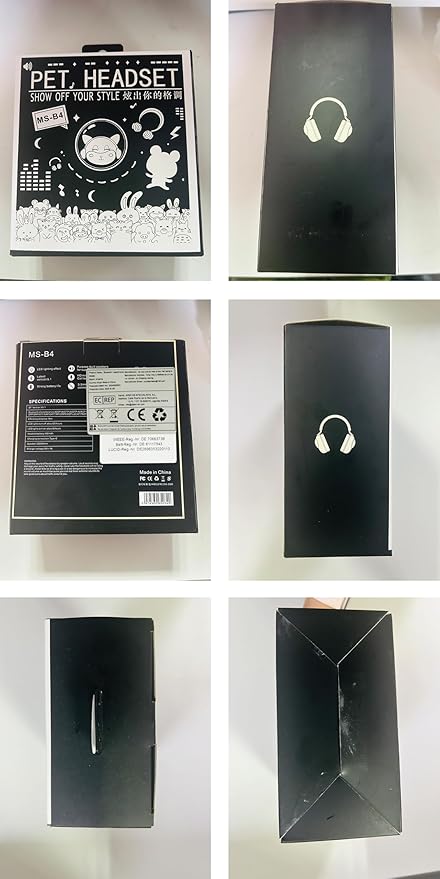 Kids Bluetooth Headphones - Light Up Cat Over Ear Kids Wireless Noise Cancelling Headphones with Microphone for Kids for School Gaming Headset Headphones for IPad Kindle Tablet PC Travel (Black Gold)