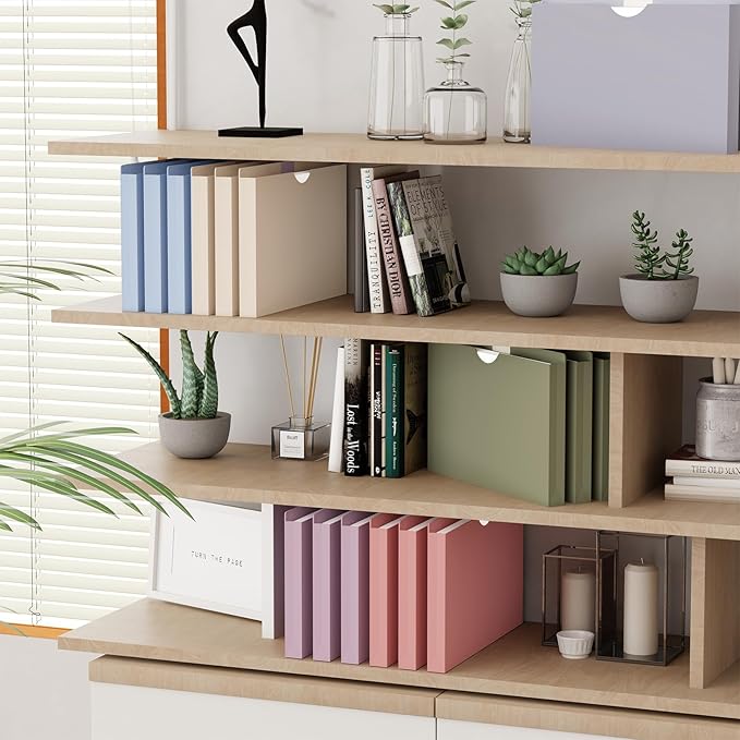 Plastic 1 Inch Manila File Jackets,Legal Size,12 Pack Manilla Pocket Folders,Expandable File Jackets for Document,Expansion Pocket,Straight Cut Tab,Poly Project File Jacket,Pastel Color