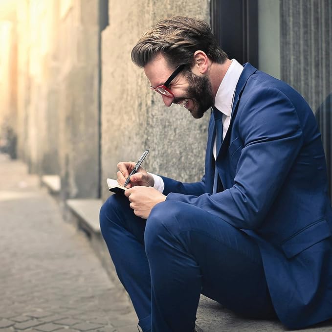 Precise V7 RT Retractable Rolling Ball Pens, Fine Point (.7mm), Assorted Colors Black/Blue/Red Ink, 4-pk; Premium Comfort Grip, Bundle with Plastic Reusable Pouch