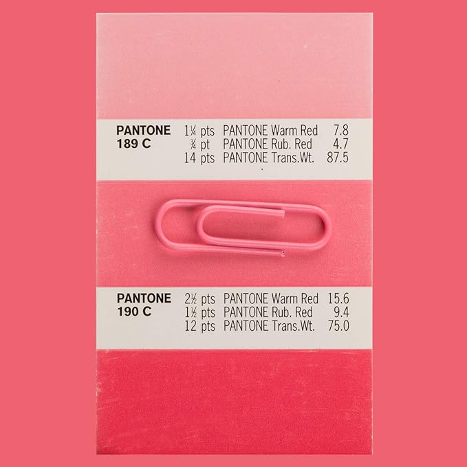 JAM PAPER Colorful Standard Paper Clips - Regular 1 Inch - Pink Paperclips - 100/Pack