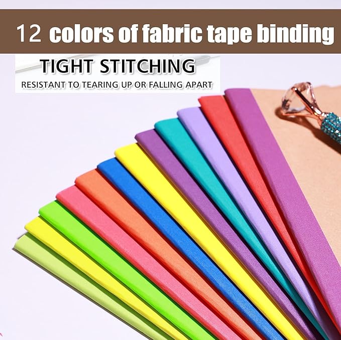 A5 Blank Notebook Bulk,48 pack Kraft Cover Blank Sketch Book Pad Travel Journals with Pastel Color Spine for Students Office, 60 Pages, 8.3”x 5.5”