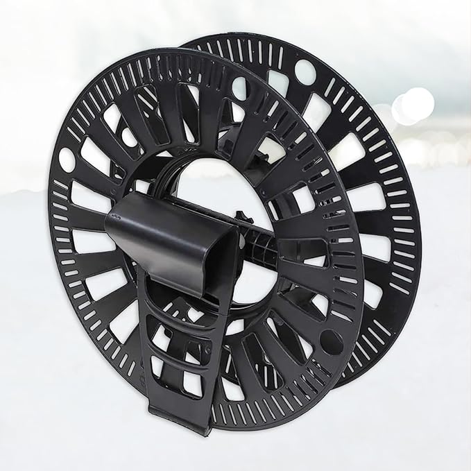 HOLDN’ STORAGE Premium Christmas Light Storage Bag – Heavy Duty Tear Proof 600D/Inside PVC Material with Reinforced Handles - 3 Reels Stores up to 375 Ft of Mini Tree Lights & Extension Cords Red