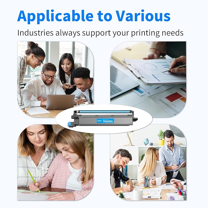 myCartridge Compatible Toner Cartridge Replacement for Brother TN229XL TN229 Toner for HL-L3280CDW MFC-L3780CDW MFC-L3720CDW HL-L3220CDW HL-L3295CDW Printer,TN-229XL TN229XXL Toner 5-Pack