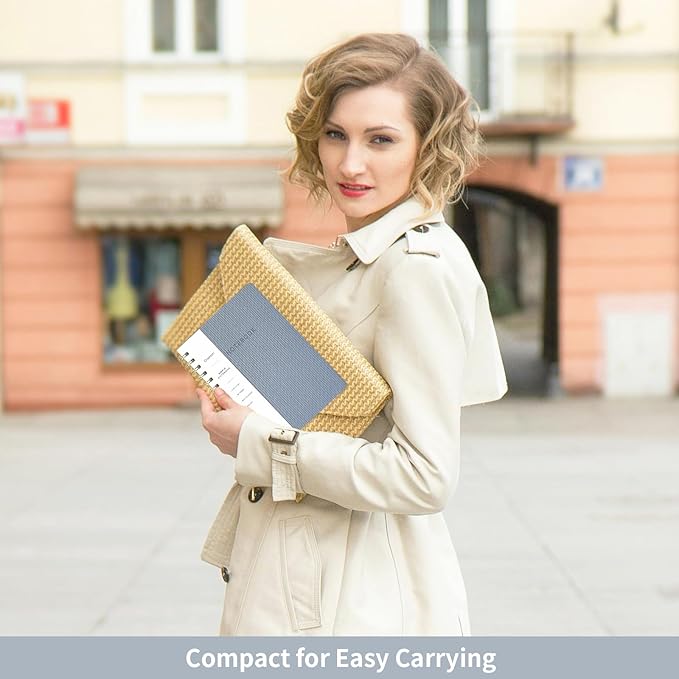 Lined Spiral Notebook College Ruled A5 Journal Book for Note Taking, 160 Pages Writing Journal for Office and Home School Supplies 5.75x8.125 inch (6pack-3Reefblue/3Black)