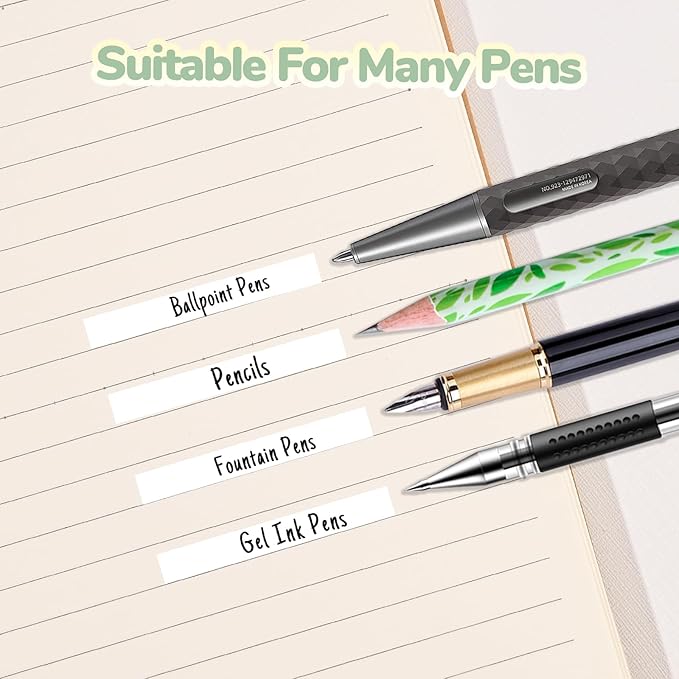 Temiary 4 Pcs White Correction Tape Pens, 6M/256" x 0.2" Smooth Pull Out Tape Pen, Easy to Use Applicator for Instant Corrections Back to School Office Supplies (Morandi)