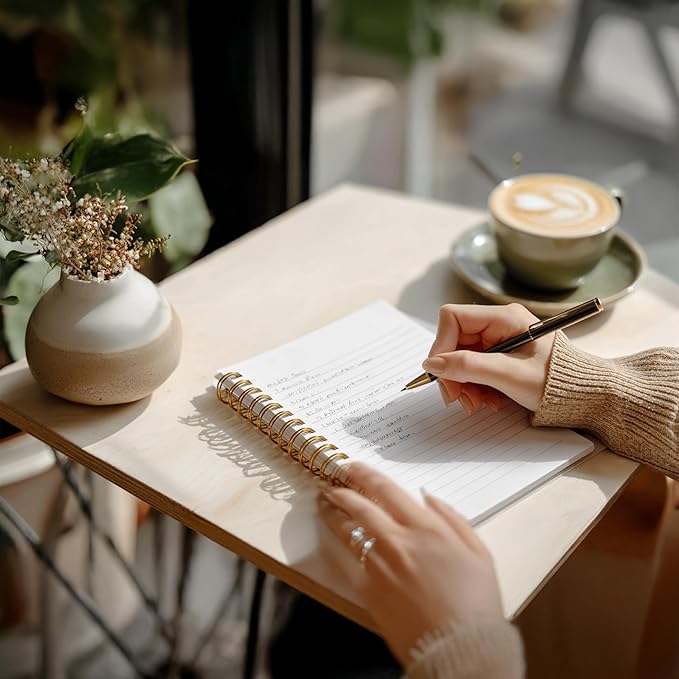 Bible Notebook, A5 Spiral Christian Journal with Floral Notebook, Bible Verse-God Says You Are, Inspirational Notebooks for Women, Bible Study, Gift for Birthday Christmas