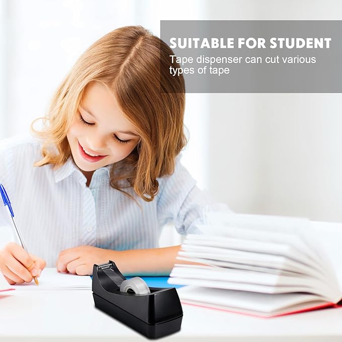 Colarr 30 Pack Desktop Tape Dispenser Non Skid Base Tape Dispensers Desk Tape Dispenser Tape Roll Dispenser for Office Home, Tape Not Included