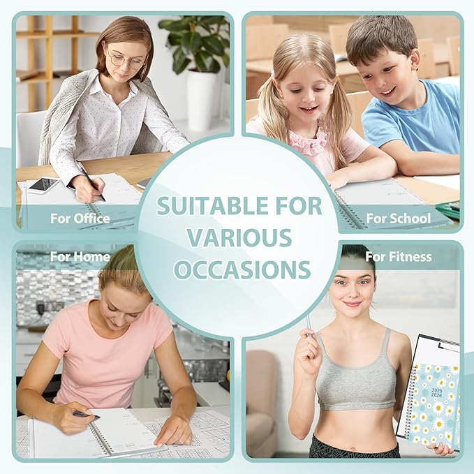 Planner 2025-2026, Weekly and Monthly Calendar Academic Planner (July 2025 - June 2026), Hardcover Teacher School Student Agenda with Tabs, Ideal for School Office Supplies, A5 (6.3" x 8.5")