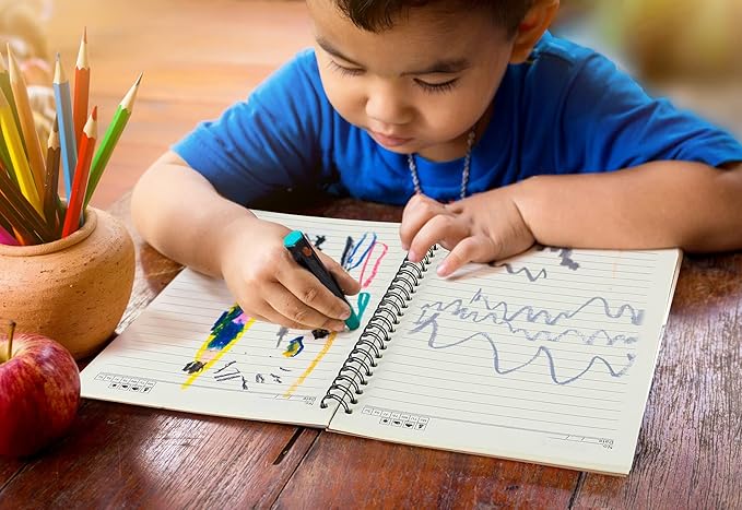 24 Pack A5 Spiral Notebooks Journal with Kraft Cover, 5x8 Inches, Ruled Lined Paper, for Work, Sketches, Study, Notes Taking, Gifts, Brown (24 PCS(Lined))