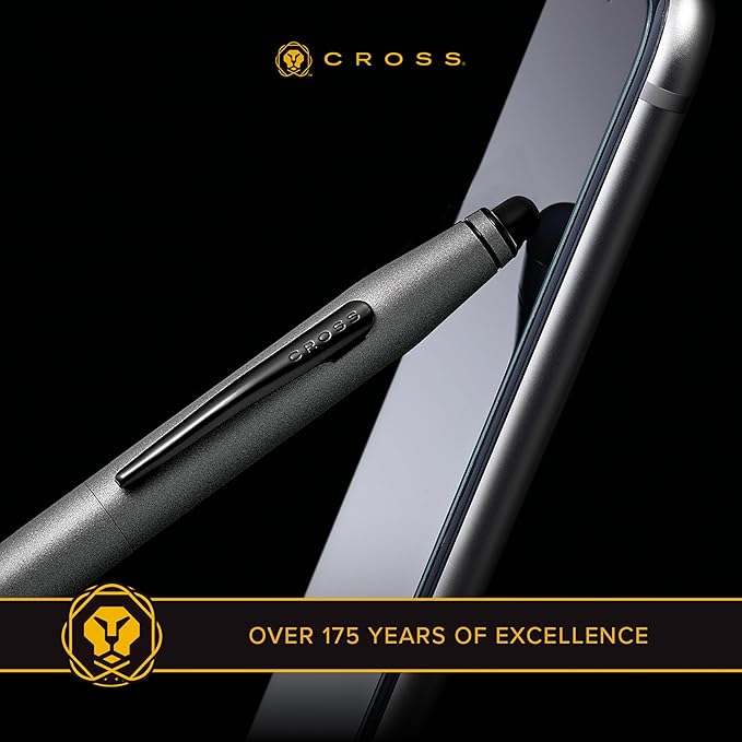 Cross Tech2 Refillable Tech2 Presented in a Premium Gift Box - Medium Point, Black Ink, Titanium Gray