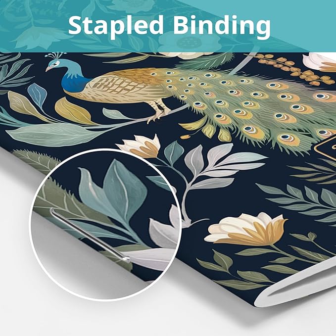 Pocket Calendar 2026-2027 for Purse, Two Year Monthly Planner Pocket Size, Jan 2026 to Dec 2027 Monthly Planner Small Size (6.5" x 3.5") - Jungle Peacock