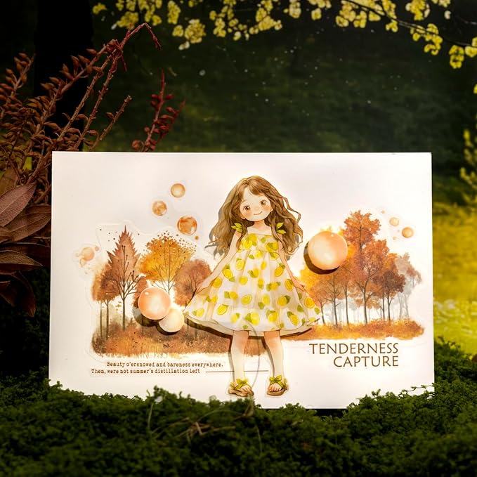 Tree Washi Stickers Set, 120PCS Nature-Inspired Forest Stickers for Scrapbooking, Journaling, DIY Crafts, and Art Supplies