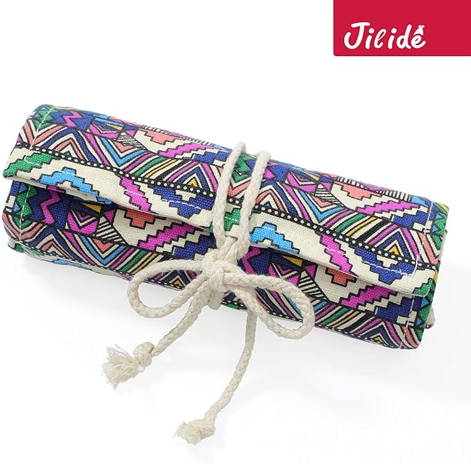 Erasable Colored Pencils Set for Adults and Kids 48 Count Coloring Pencils for Drawing, Sketching, Adult Coloring Books with Eraser, Sharpener, Canvas Pencil Roll Wrap Back to School Supplies