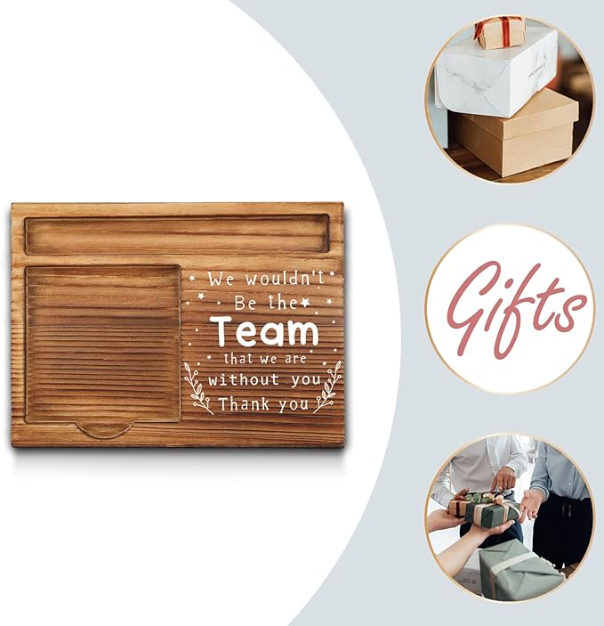 Team Appreciation Gifts for Employees, Team Sticky Note Holder, Employee Appreciation Gifts Bulk Office Team, Team Desk Gifts, Team Thank You Gifts, teammate Quotes Self-Stick Note Pad Holders GAA26