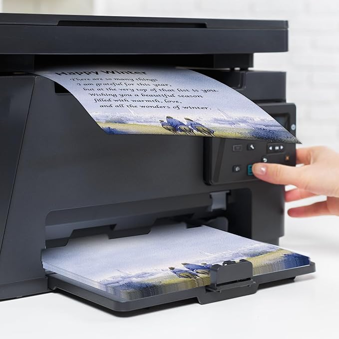 250Pcs Christmas Stationery Paper and Envelope Set with 100 Letterhead Papers and 50 Envelopes, 10 Design for Letter Writing Invitations Computer Holidays Party Notes, 8.5x11 Inch-Nativity