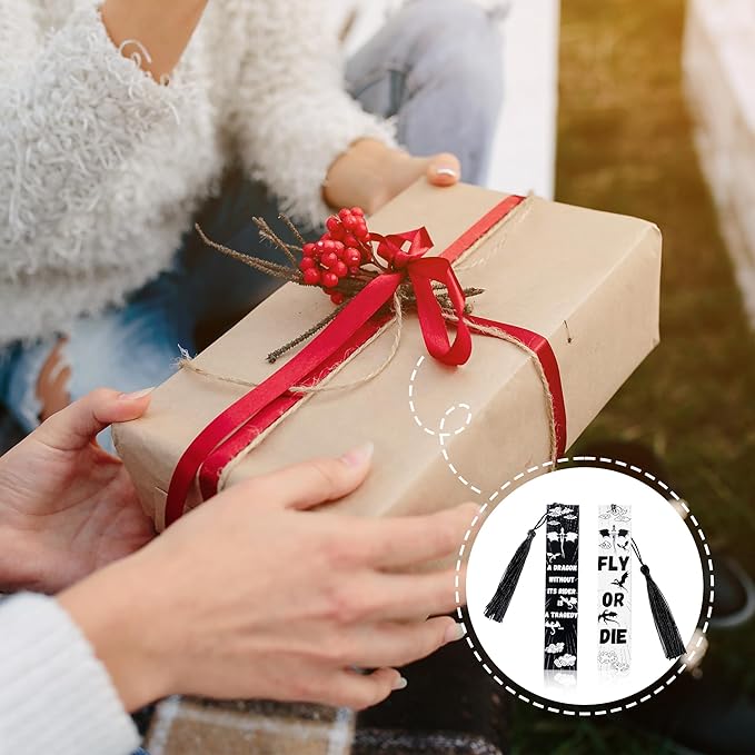 Metal Bookmark Dragon Bookmarks for Women Men Book Lovers Book Mark Set of 2 with Tassel Reading Book Accessories Book Marks for Reading Women Men Book Lovers Gifts