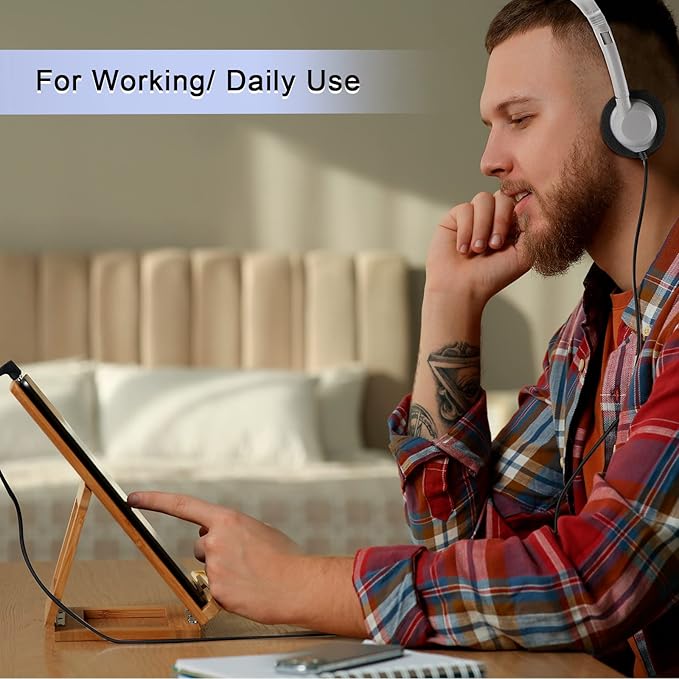 Yunsailing 30 Pack Class Set Headphones for Students Bulk School Headsets Earphones with 3.5mm Jack Classroom Must Haves Teacher Supplies for Adults Laptop Computer(Multicolor)