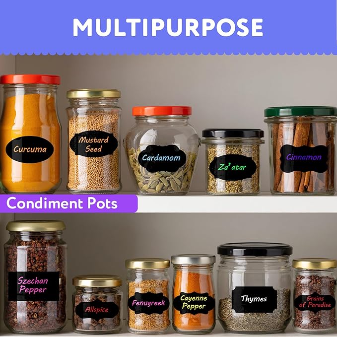 TFIVE Purple Liquid Chalk Markers - 2 Pack Bright Colors Erasable Chalk Marker Pens, Reversible Tip, Non-Toxic, for Chalkboards, Signs, Glass, Easy to use Chalk markers TF800