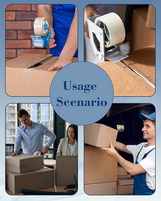 Lichamp Heavy Duty Packing Tape 12 Rolls, Wide Packaging Tape, 3 in. x 90 Yd., 3 Mil Thick, Clear, Commercial Grade Carton Packaging Tape Refills, Shipping, Mailing, Moving Supplies & Storage