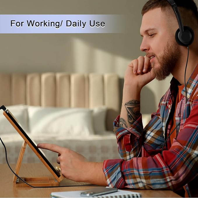 Yunsailing 30 Pack Class Set Headphones for Students Bulk School Headsets Earphones with 3.5mm Jack Classroom Must Haves Teacher Supplies for Adults Laptop Computer(Bright Color)