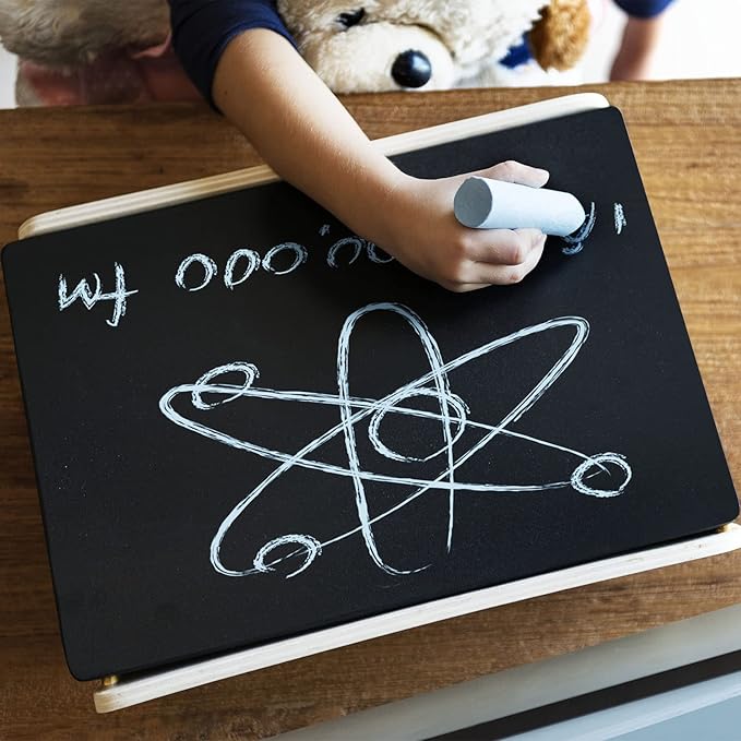 NEWNEWSHOW 8.7x12 Inch Erasable Message Board Sign with Hanging String, Store Signs Chalkboard, Menu Chalkboard, Message Board, Bar and Special Event Decorations, Double-Sided Painting