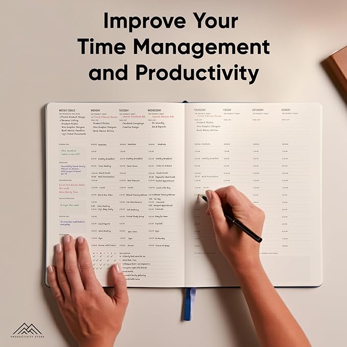 Hourly Planner & Appointment Book (8.5” x 11”) - Premium Hourly Planner with Daily Schedule & 30-Minute Time Slots for Better Time Management by PRODUCTIVITY STORE (A4, Green)