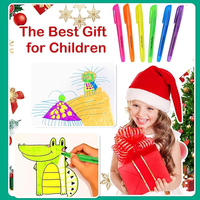 150 PCS Highlighters Assorted Colors, Fast Drying Chisel Tip Highlighter Pens, 6 Bright Colors No Bleed Highlighters Bulk for School Office Notes and Bible Study