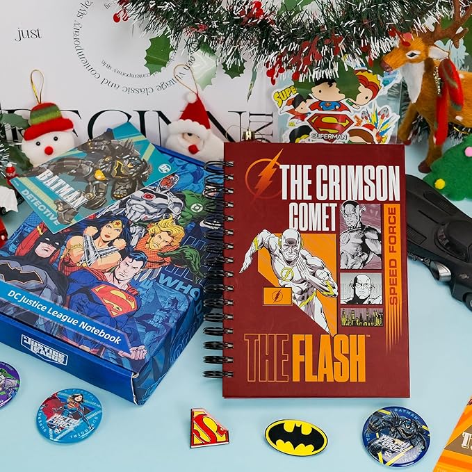 Cool Hero Academic Planner, Weekly Monthly Daily Agenda, Custom Date Organizer for Junior,Senior Students, Spiral Bound Notebook with Colorful Tabs,Datebooks for Time Management (Red and Yellow)