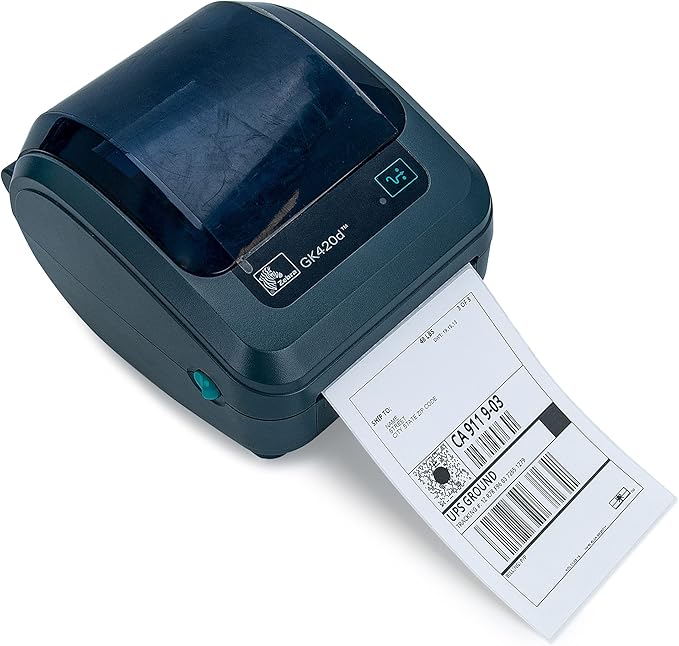 L LIKED 6000 4x6 Thermal Labels Fanfold, Direct Thermal Shipping Labels - Perforated and Strong Adhesive