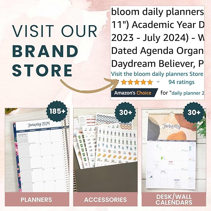 bloom daily planners Undated Perpetual Desk Easel/Inspirational Standing Flip Calendar - (5.25" x 5.5") (The Best is Yet to Come)
