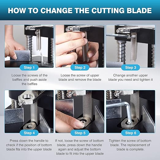 IRONWALLS Corner Rounder Punch Heavy Duty, 1.2”/30mm Thickness Manual Corner Rounder Paper Punch Cutter with R6mm R10mm Interchangeable Dies for Heavy Cardstock, Plastic, Aluminum Sheet