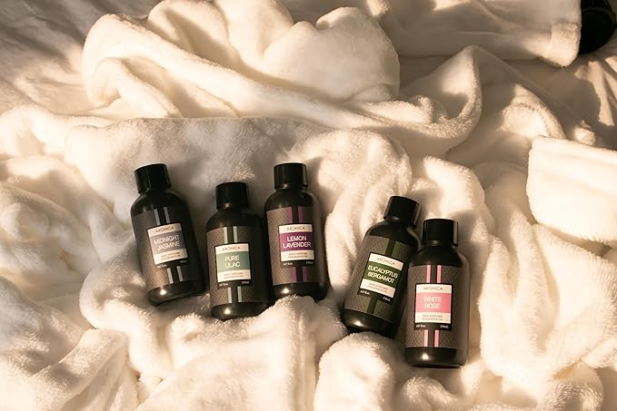 Aronica Reed Diffuser Refill 120ml_Eucalyptus & Bergamot Scent, Home Fragrance Replacement Scent Oil, Non-Toxin Natural Fragrance for Oriental Incense Sticks