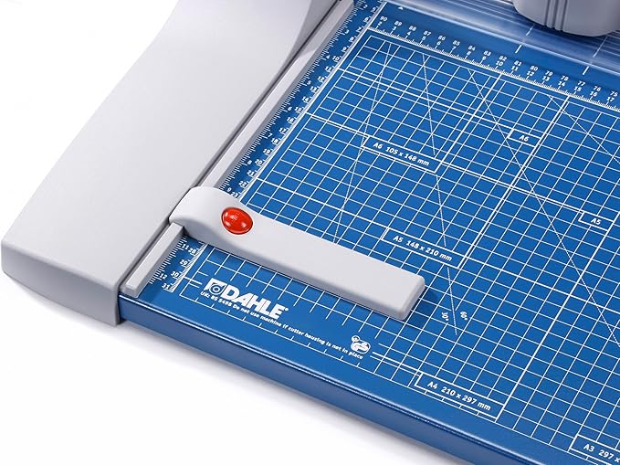 Dahle 440 Premium Rotary Trimmer, 14" Cut Length, 30 Sheet Capacity, Self-Sharpening, Automatic Clamp, German Engineered Paper Cutter