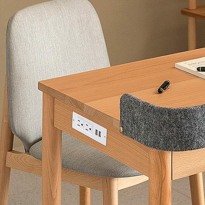 Conference Recessed Power Strip Socket 6.56Ft Cord,Desktop Power Grommet Power Strip with 2-Outlet & 2 USB Ports,Furniture Flush Mount Charging Station,Desk Outlet for Side Table or End Table(White)