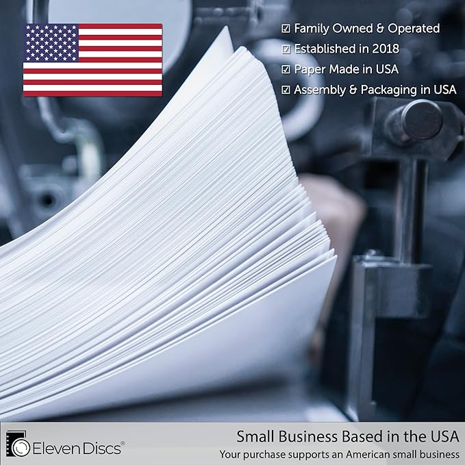 ½-Inch Translucent Plastic Discbound Expansion Discs for Custom Notebook and Planner - Compatible with Circa, Arc, TUL (Set of 22)