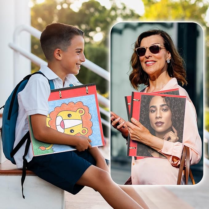 WOT I 12-Pack Telescoping 3 Ring Binder(0.75"), Expandable Flexible Binder - Patented Design for Easy Portability, Holds 160 Sheets, 4 Bright Colors, Perfect for School, Office&Home Organization