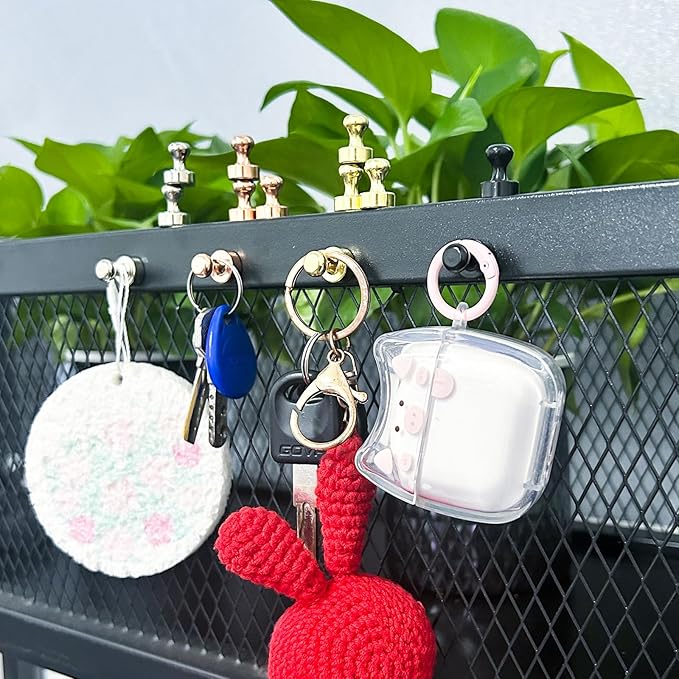 50 Pack Fridge Magnets, 4 Color Small Strong Rare Earth Magnets for Whiteboard, Push Pin Neodymium Magnet Refrigerator Magnet for Office, Classroom, Kitchen, Home