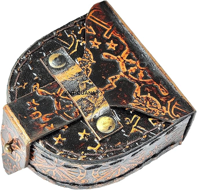 Brass Directional Engraved Compass, Baptism Gifts for Boys Girls, First Communion, Christian Gifts for Men, First Confirmation Gifts for Boys, Inspirational