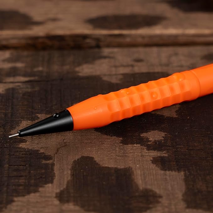 Rite in the Rain Weatherproof Mechanical Twist Pencil, Orange Barrel, 0.9mm Black Lead, 3 Pack (No. OR9-3)